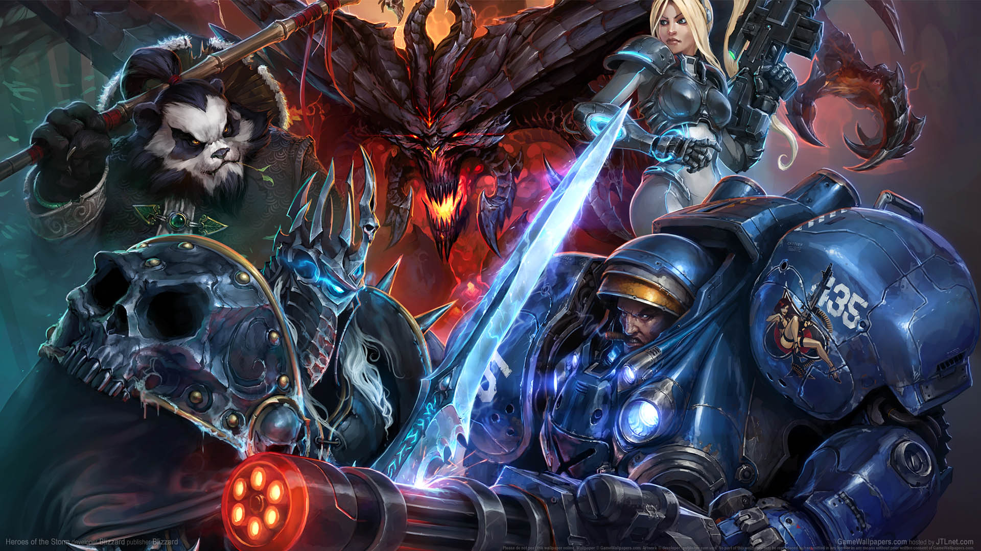 Heroes of the Storm fond d'cran 01 1920x1080