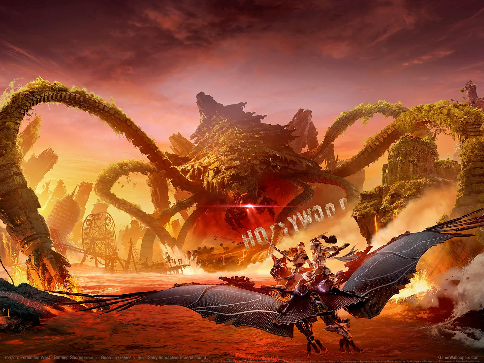 Horizon: Forbidden West - Burning Shores achtergrond 01 1600x1200