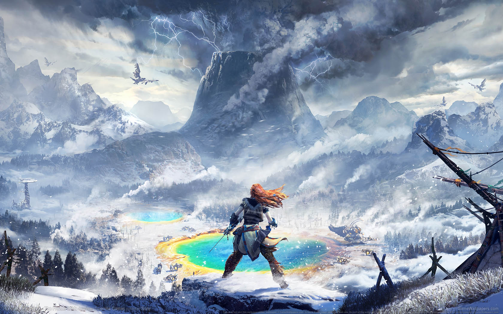 Horizon: Zero Dawn - The Frozen Wilds Hintergrundbild 01 1680x1050