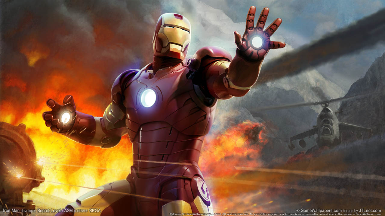 Iron Man achtergrond 01 1280x720