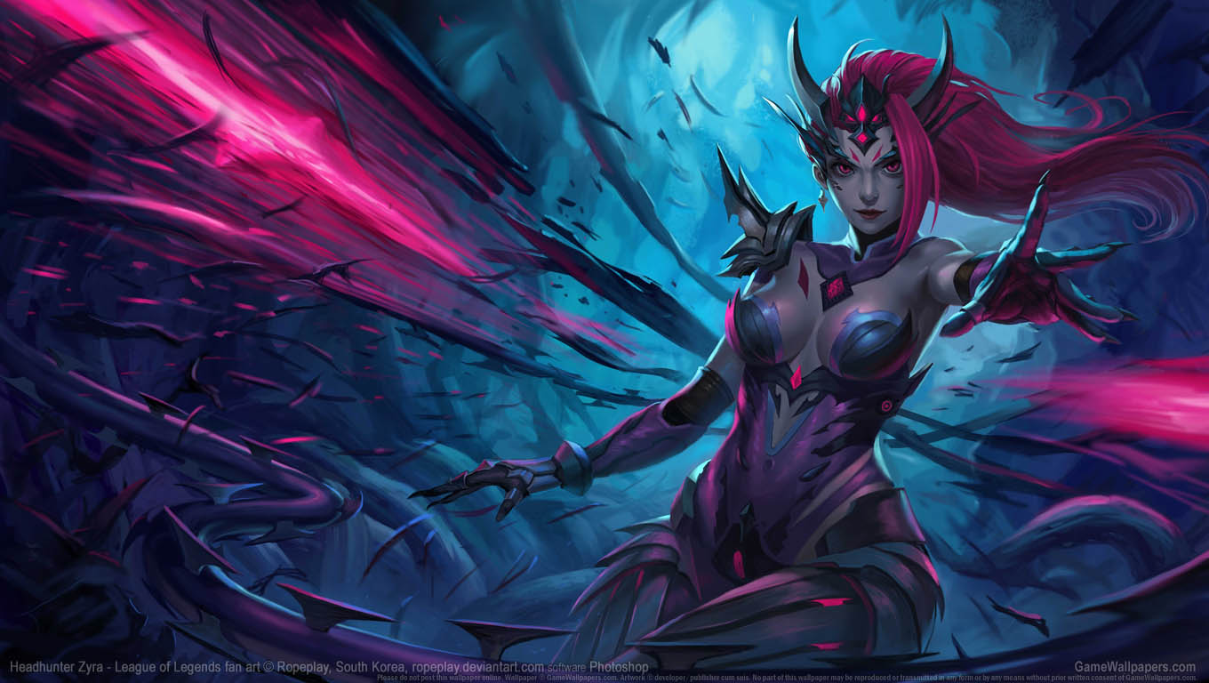 League of Legends fan art wallpaper 01 1360x768