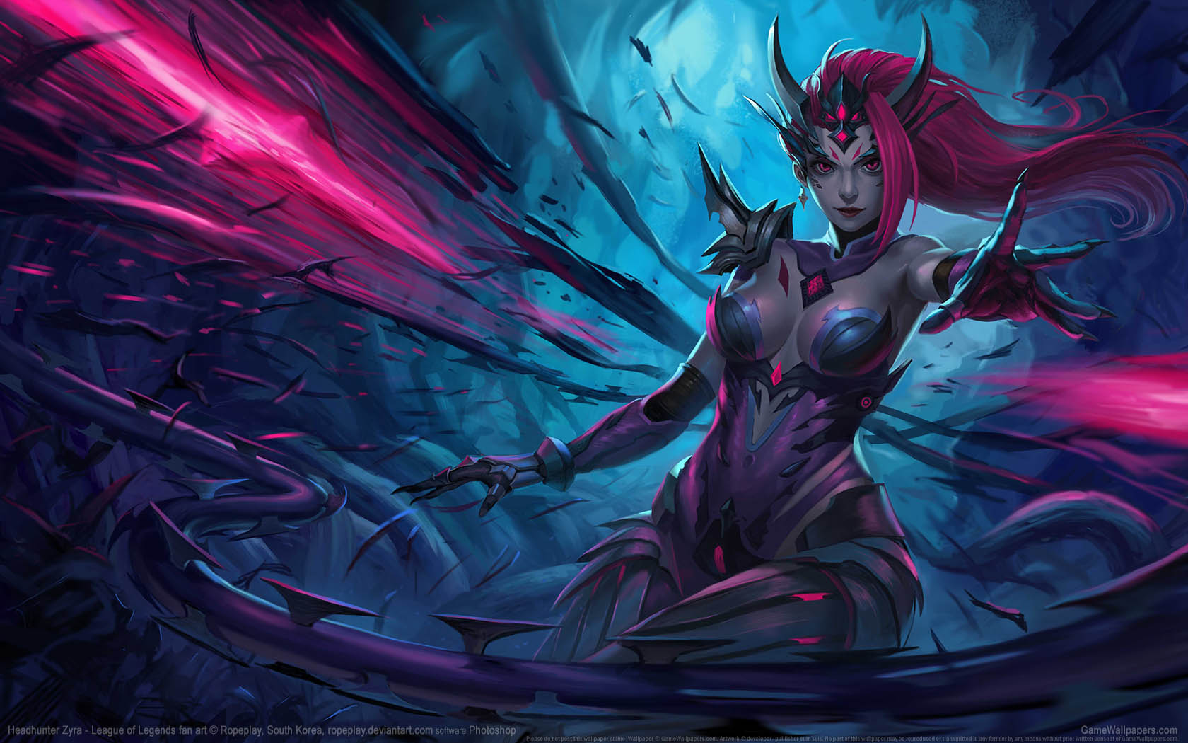 League of Legends fan art wallpaper 01 1680x1050