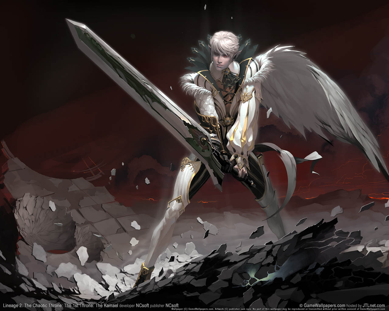 Lineage 2: The Chaotic Throne: The 1st Throne: The Kamael wallpaper 01 1280x1024