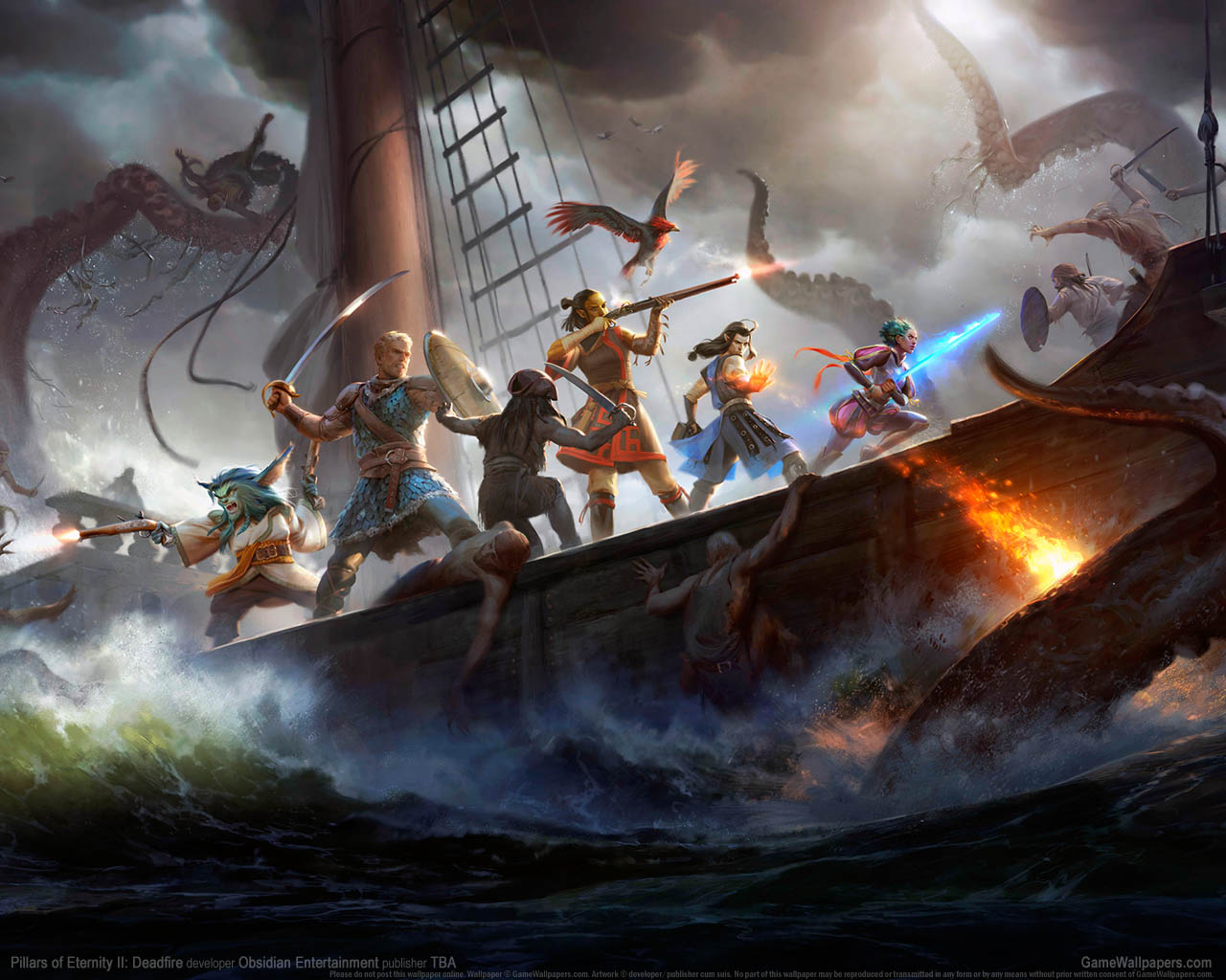 Pillars of Eternity 2: Deadfire fond d'cran 01 1280x1024