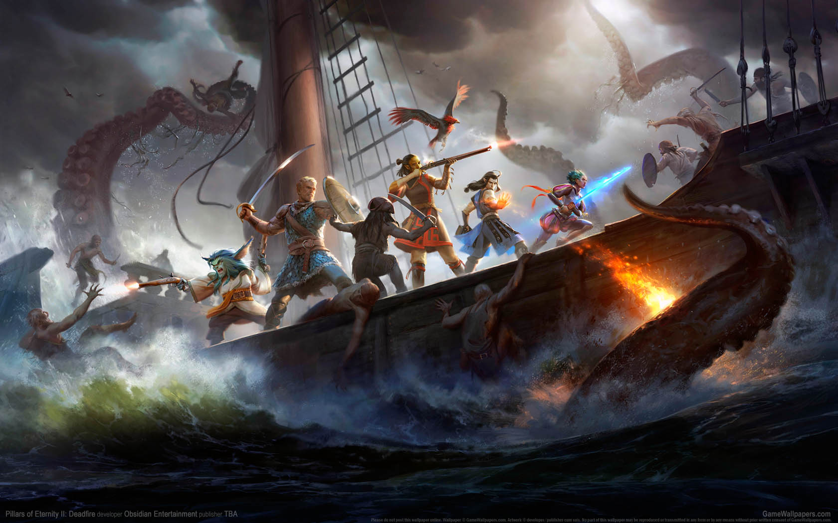 Pillars of Eternity 2: Deadfire fond d'cran 01 1680x1050