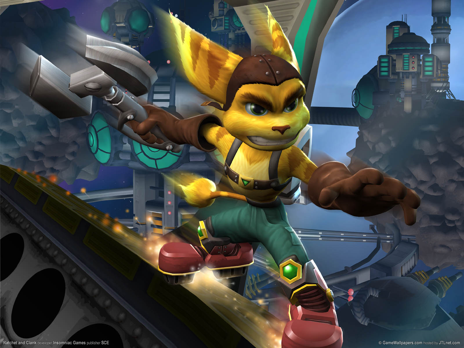 Ratchet and Clank achtergrond 01 1600x1200