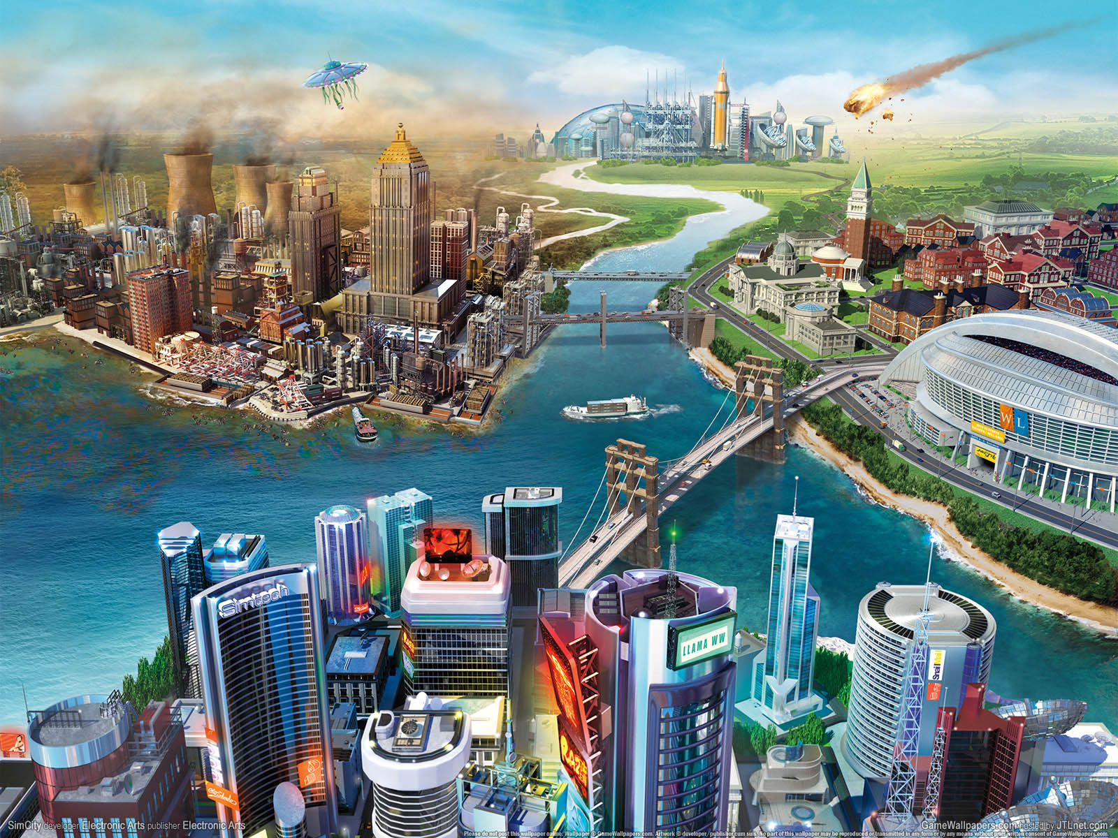 SimCity achtergrond 01 1600x1200