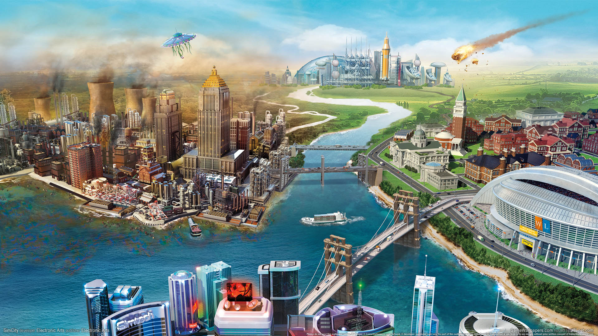 SimCity achtergrond 01 1920x1080