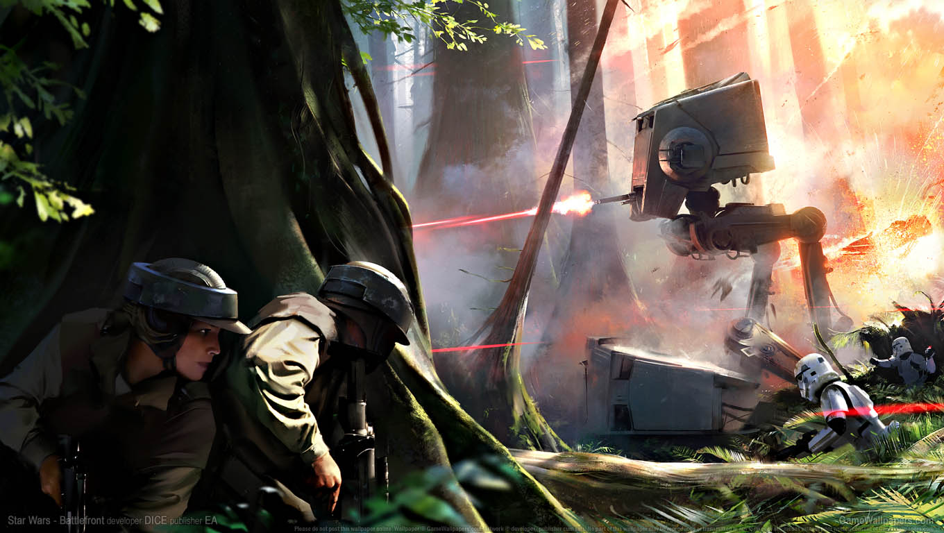 Star Wars - Battlefront Hintergrundbild 01 1360x768