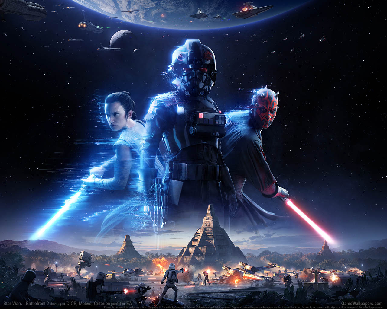 Star Wars - Battlefront 2 achtergrond 01 1280x1024