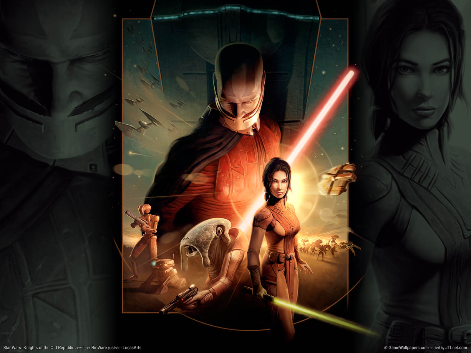 Star Wars: Knights of the Old Republic achtergrond 02 1600x1200