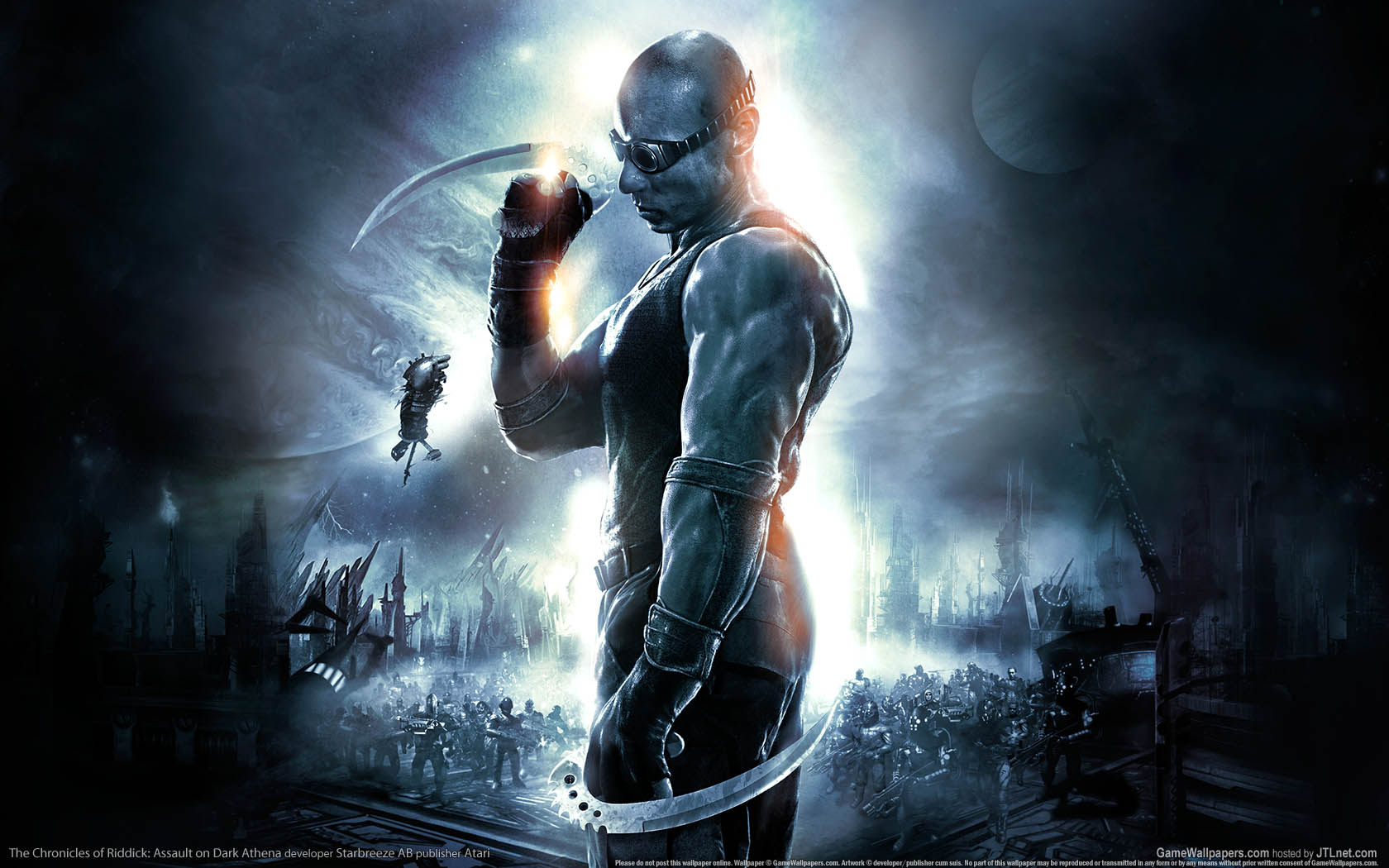 The Chronicles of Riddick: Assault on Dark Athena fond d'cran 01 1680x1050