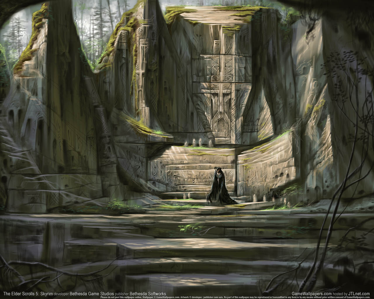 The Elder Scrolls 5: Skyrim Hintergrundbild 01 1280x1024