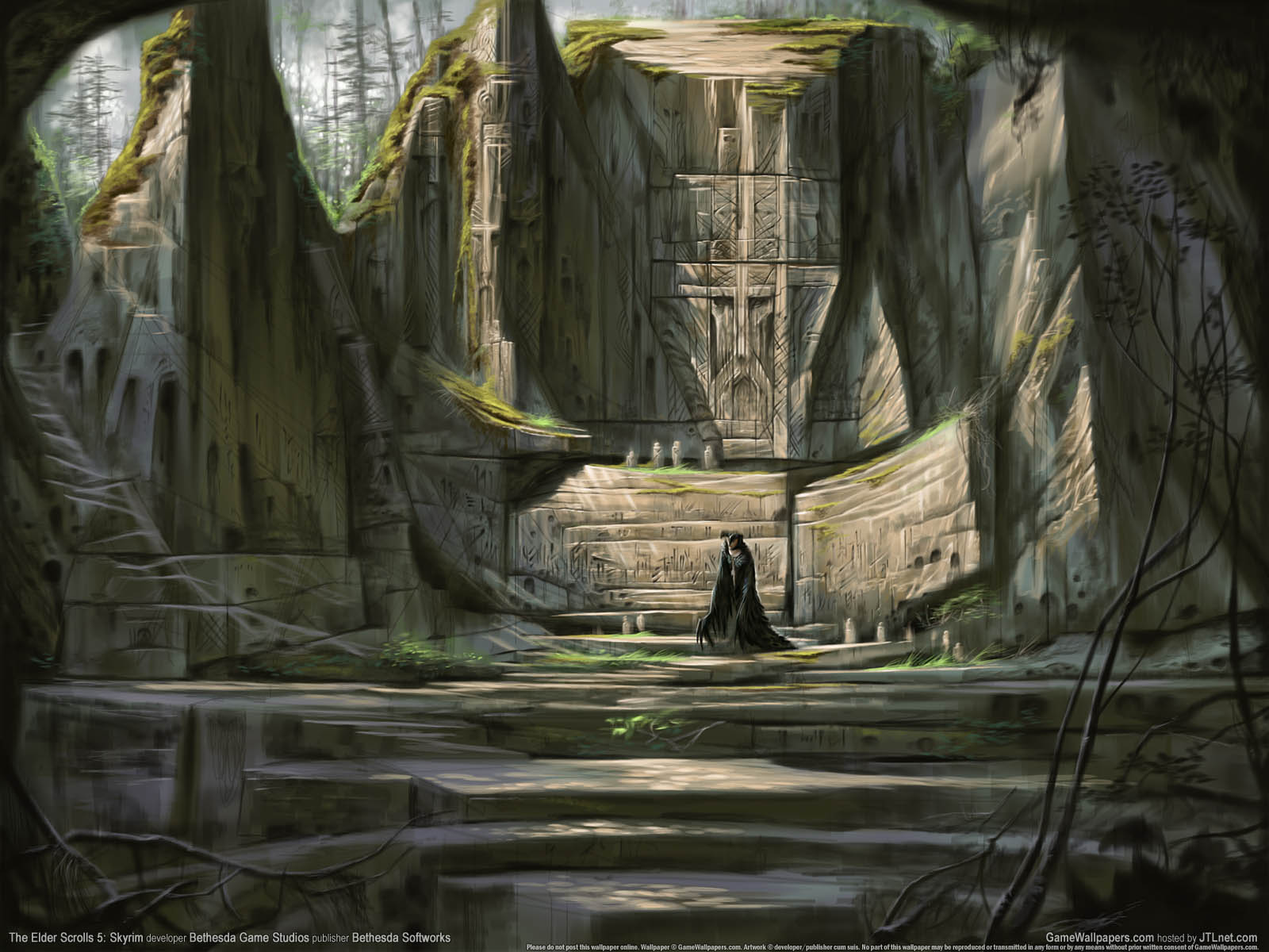 The Elder Scrolls 5: Skyrim achtergrond 01 1600x1200
