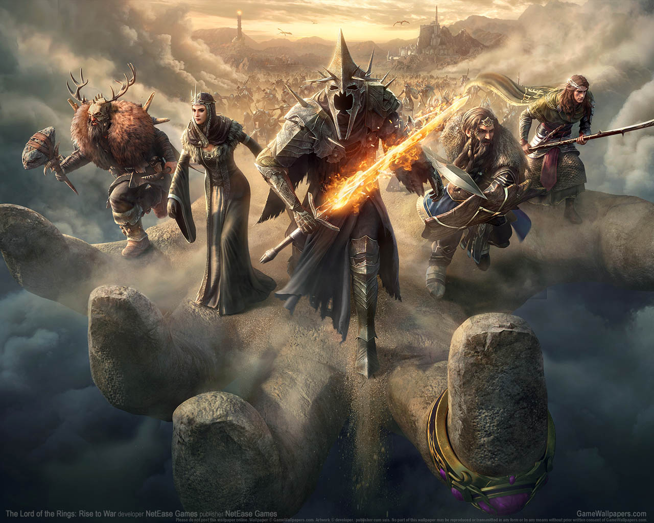 The Lord of the Rings: Rise to War wallpaper 01 1280x1024