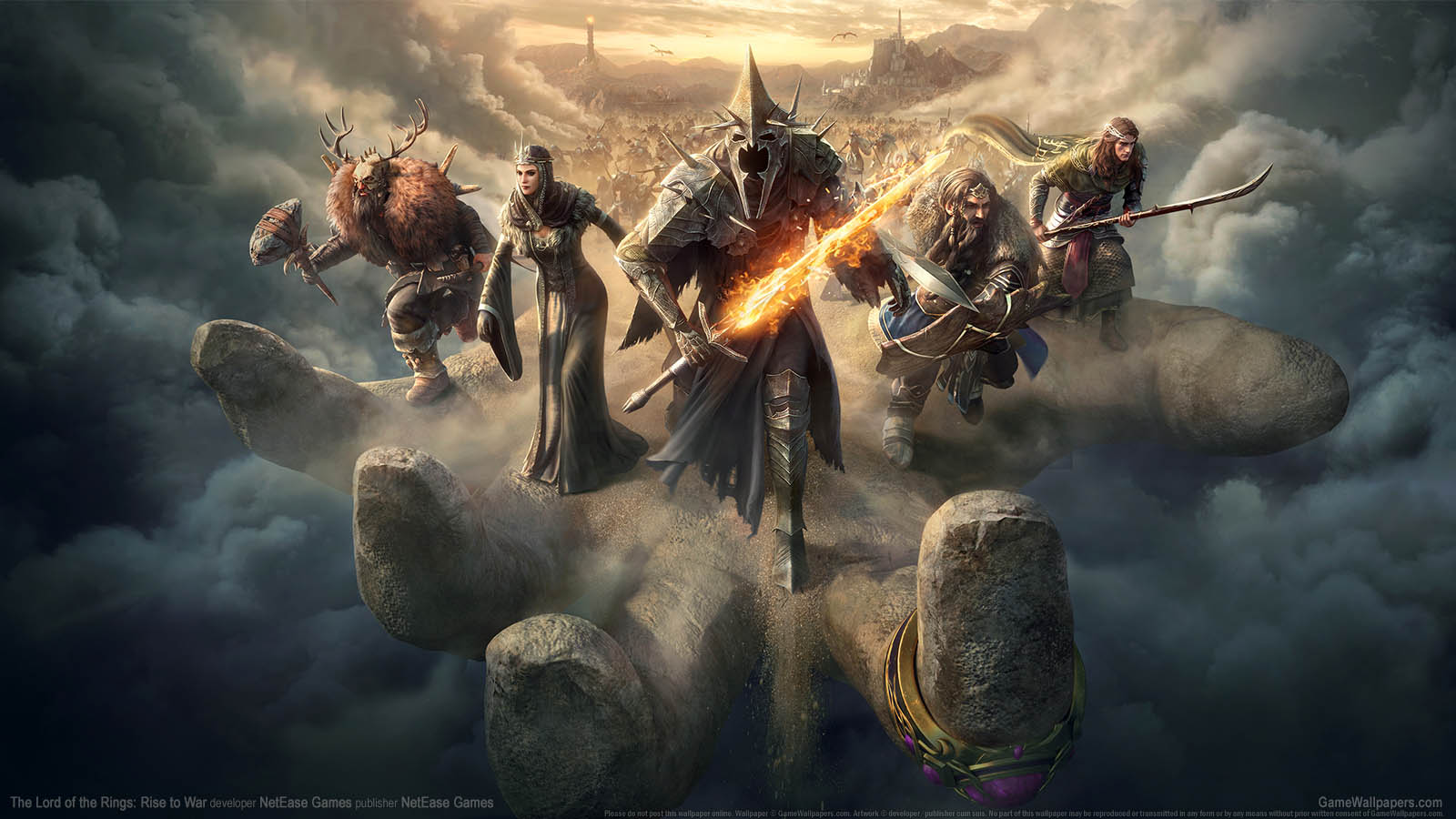 The Lord of the Rings: Rise to War fondo de escritorio 01 1600x900