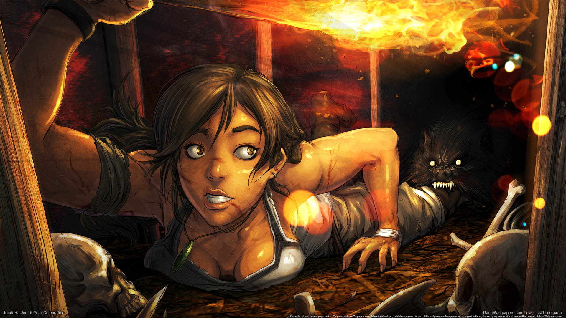 Tomb Raider 15 - Year Celebration achtergrond 01 1920x1080