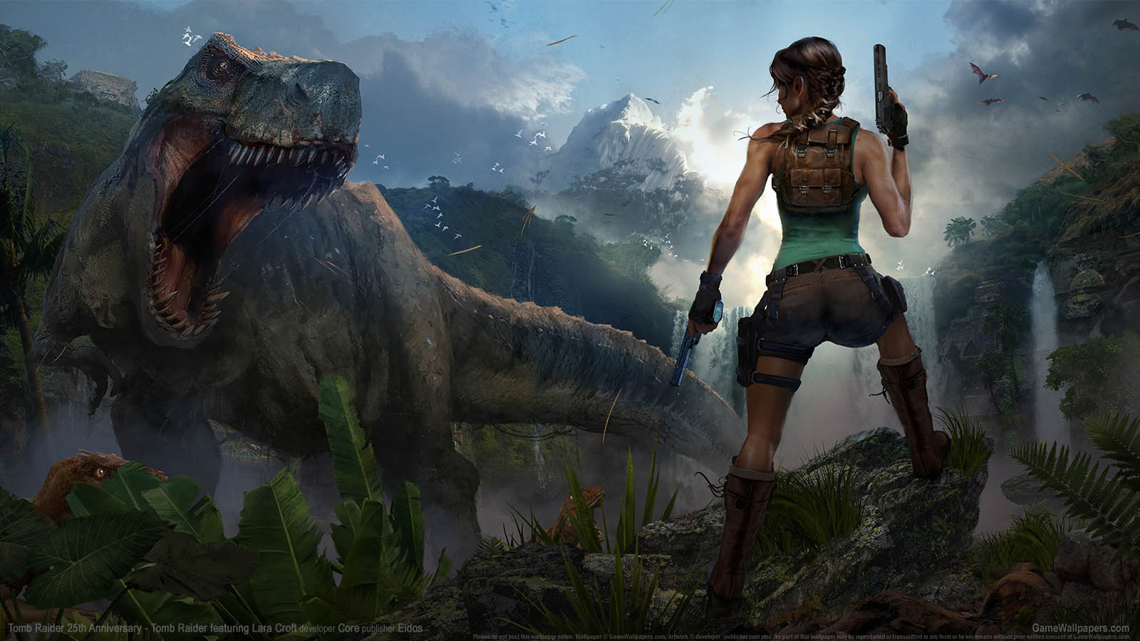 Tomb Raider 25th Anniversary fond d'cran 01 1600x900