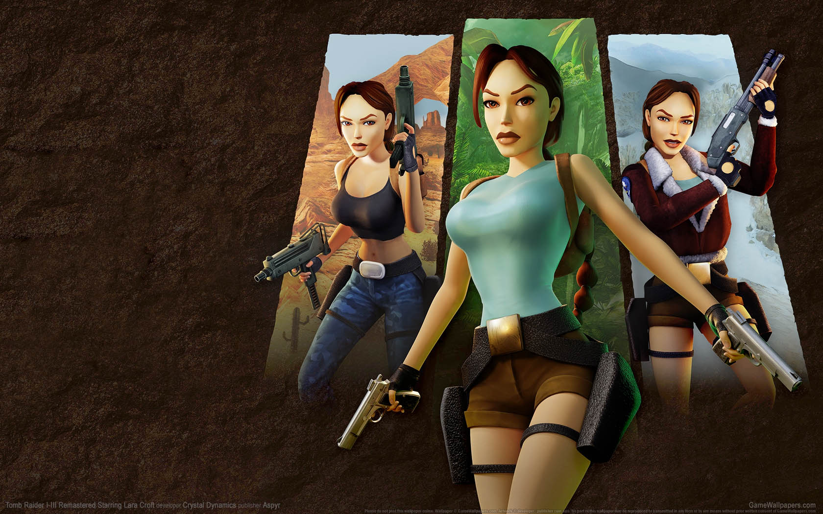 Tomb Raider I-III Remastered Starring Lara Croft Hintergrundbild 01 1680x1050