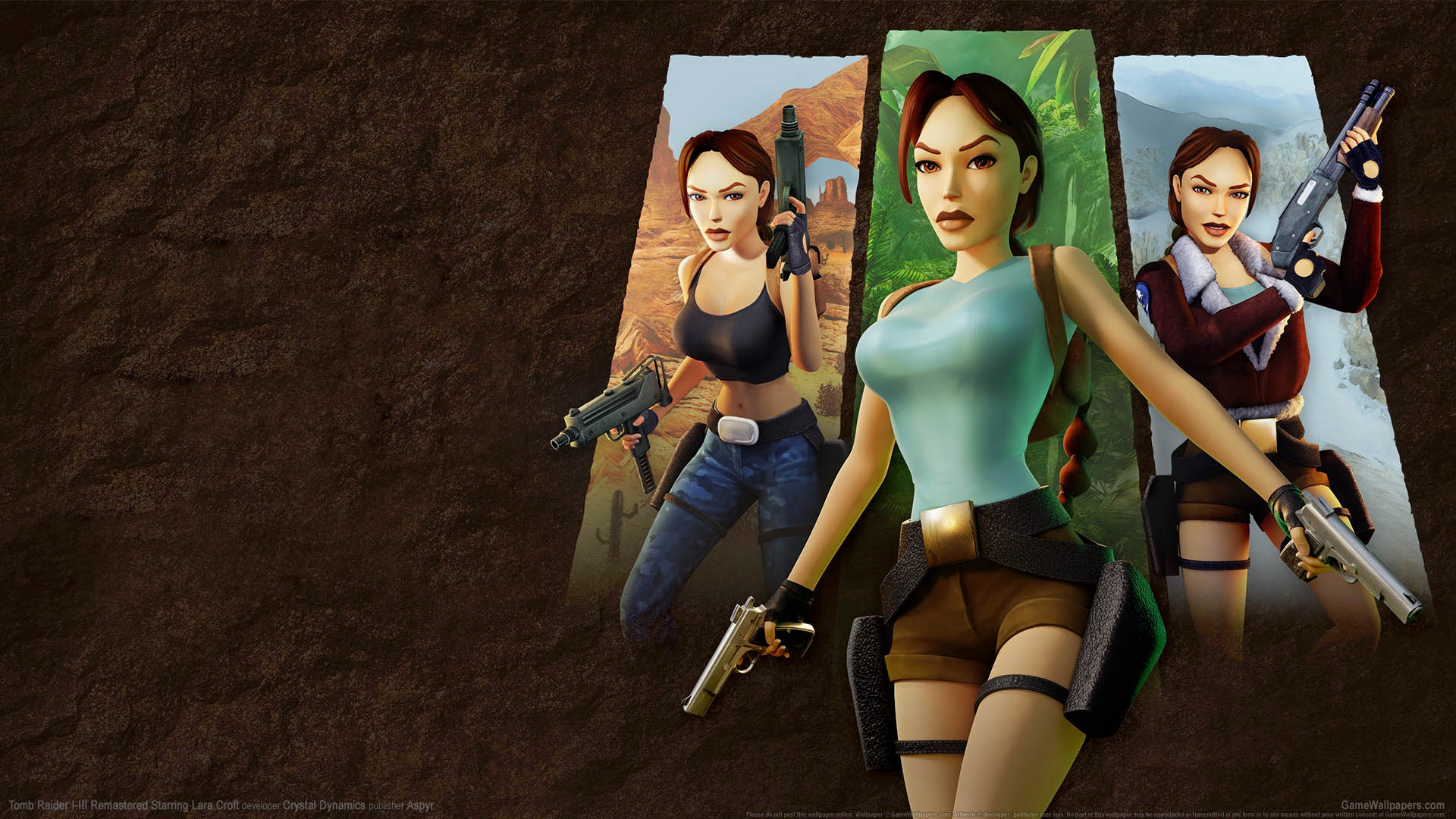 Tomb Raider I-III Remastered Starring Lara Croft fond d'cran 01 1920x1080