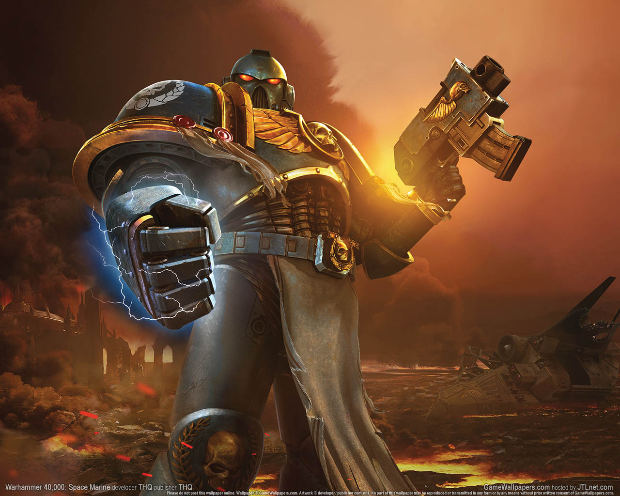 Warhammer 40,000: Space Marine fond d'cran 01 1280x1024