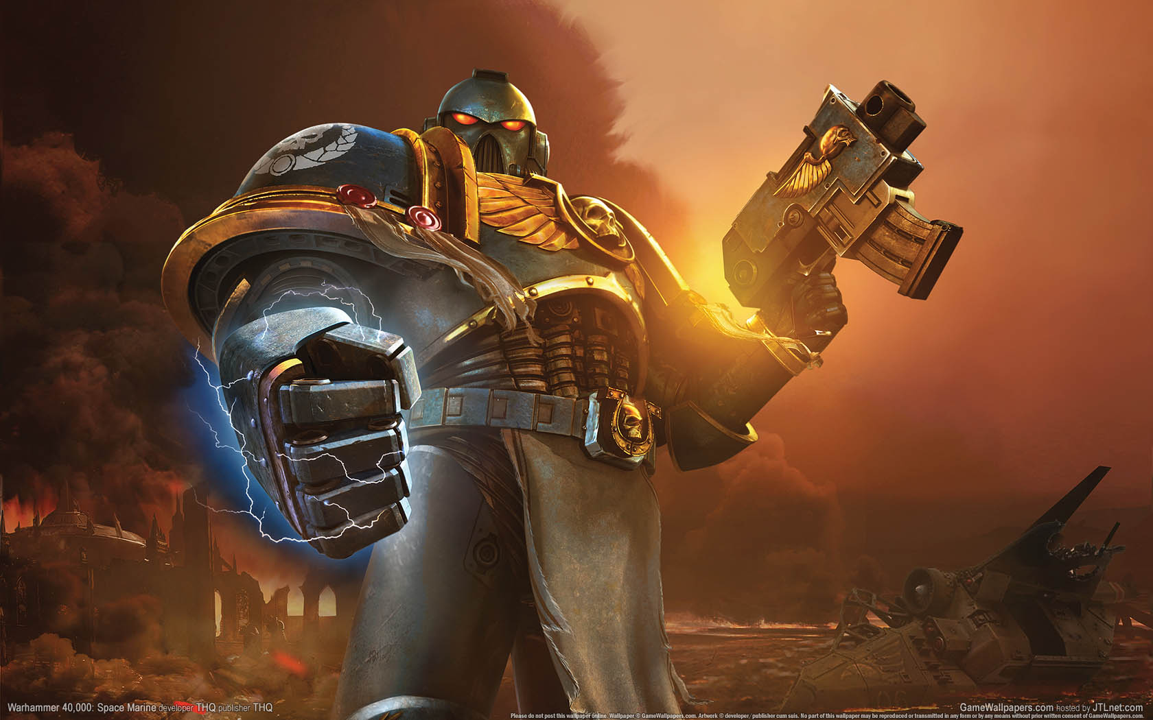 Warhammer 40,000: Space Marine Hintergrundbild 01 1680x1050