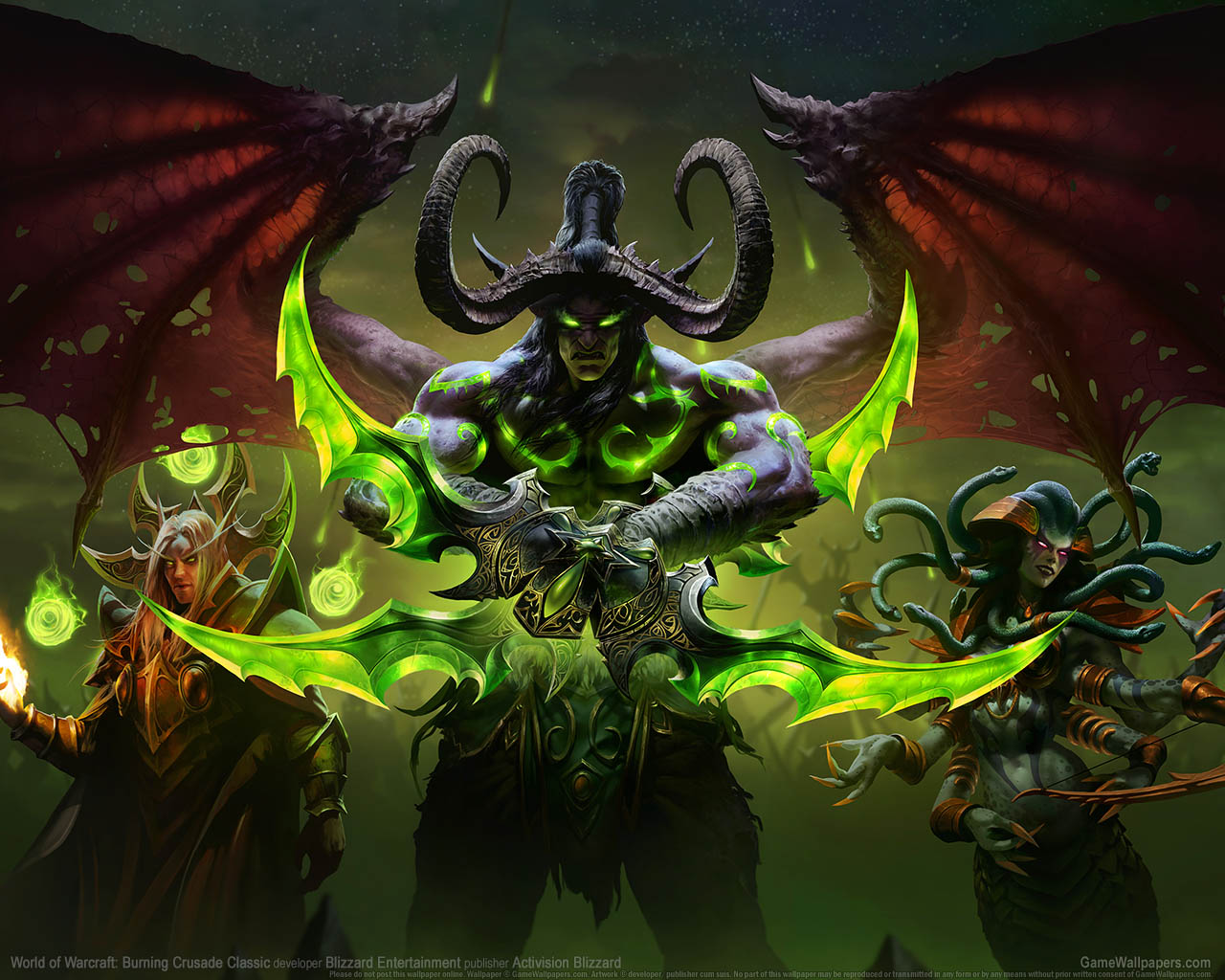 World of Warcraft: Burning Crusade Classic Hintergrundbild 01 1280x1024