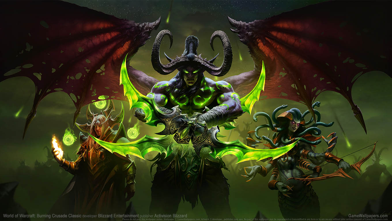 World of Warcraft: Burning Crusade Classic fond d'cran 01 1360x768