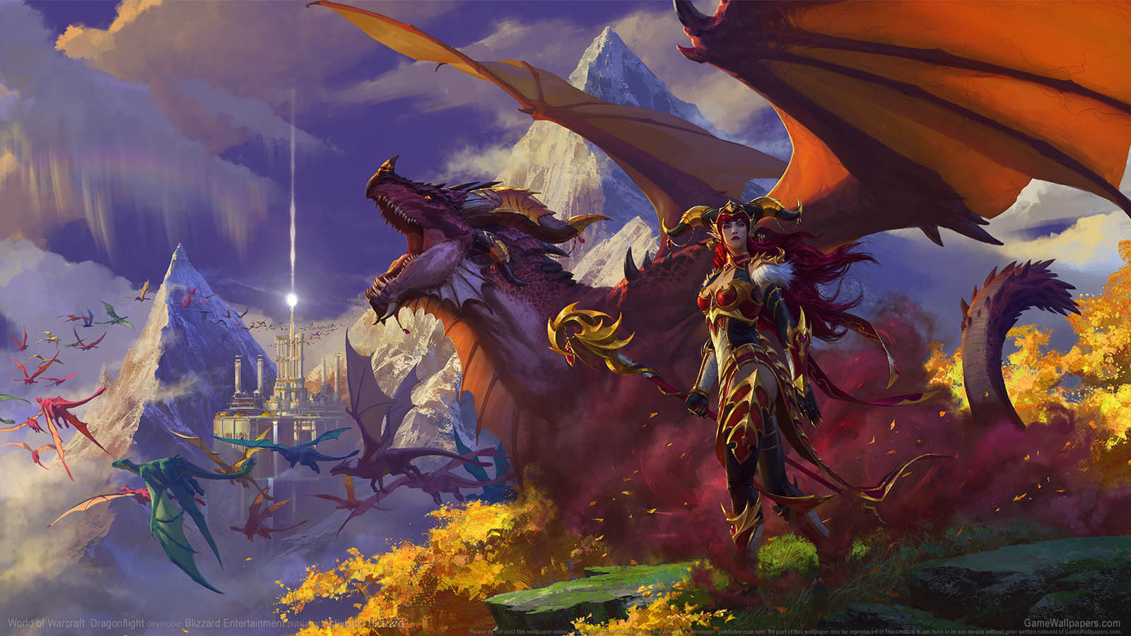 World of Warcraft: Dragonflight fond d'cran 01 1600x900