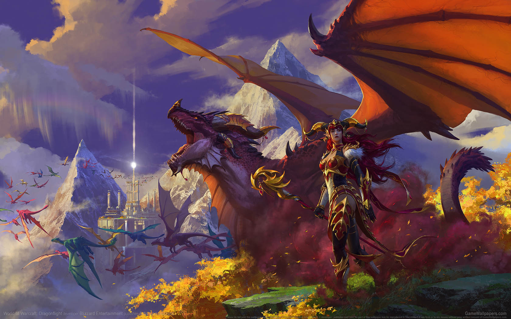 World of Warcraft: Dragonflight Hintergrundbild 01 1680x1050