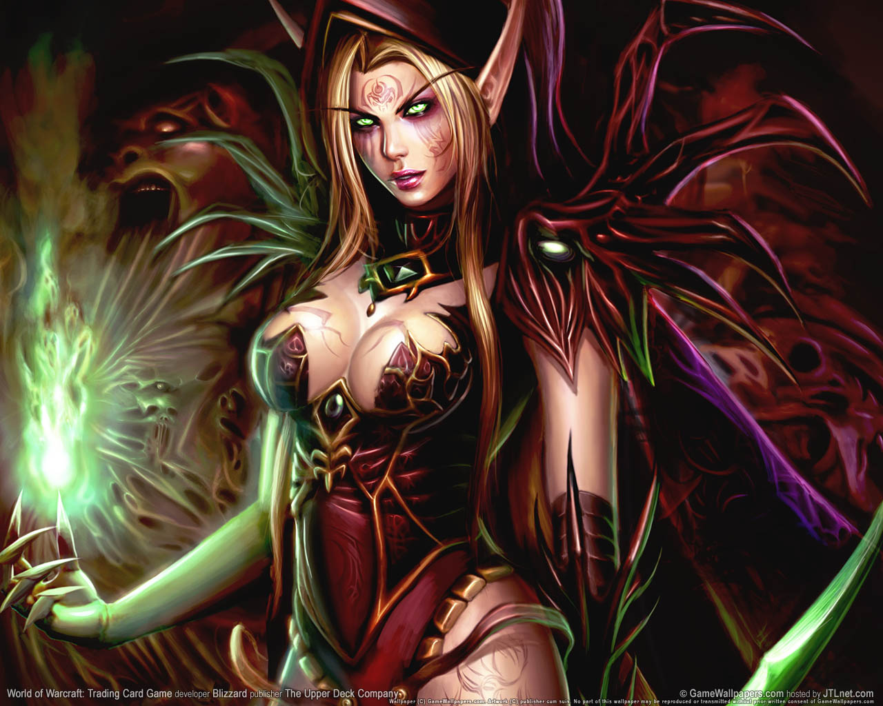 World of Warcraft: Trading Card Game achtergrond 01 1280x1024