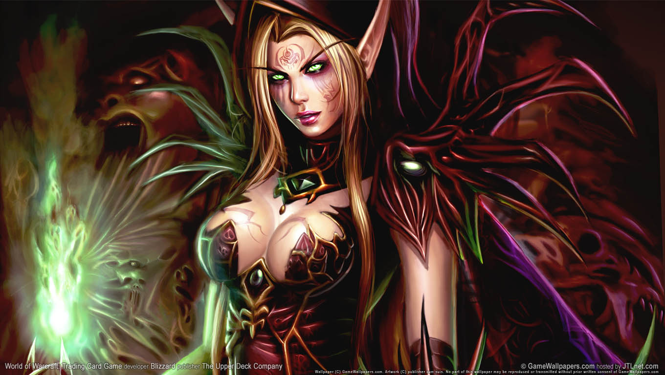 World of Warcraft: Trading Card Game achtergrond 01 1360x768