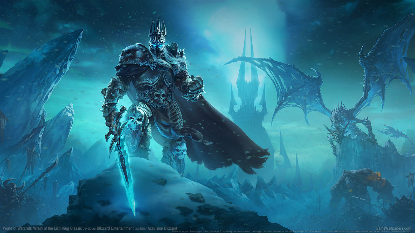 World of Warcraft: Wrath of the Lich King Classic achtergrond 01 1600x900