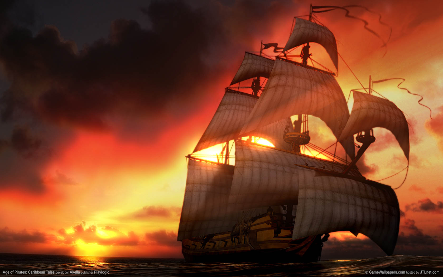 Age of Pirates: Caribbean Tales Hintergrundbild 01 1680x1050