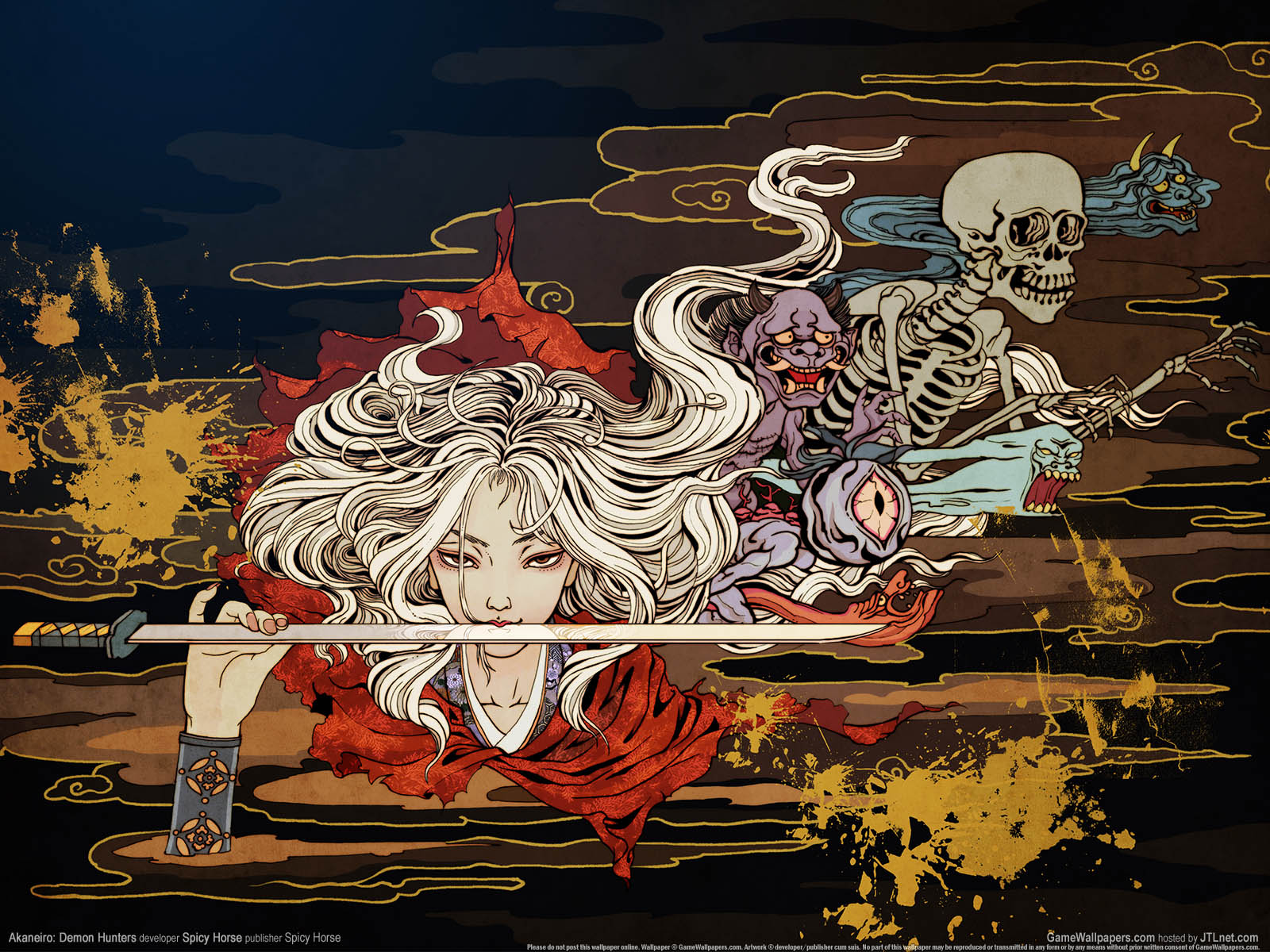 Akaneiro%253A Demon Hunters Hintergrundbild 01 1600x1200