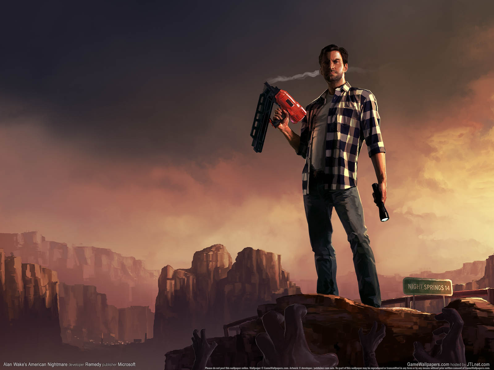 Alan Wake's American Nightmare wallpaper 01 1600x1200