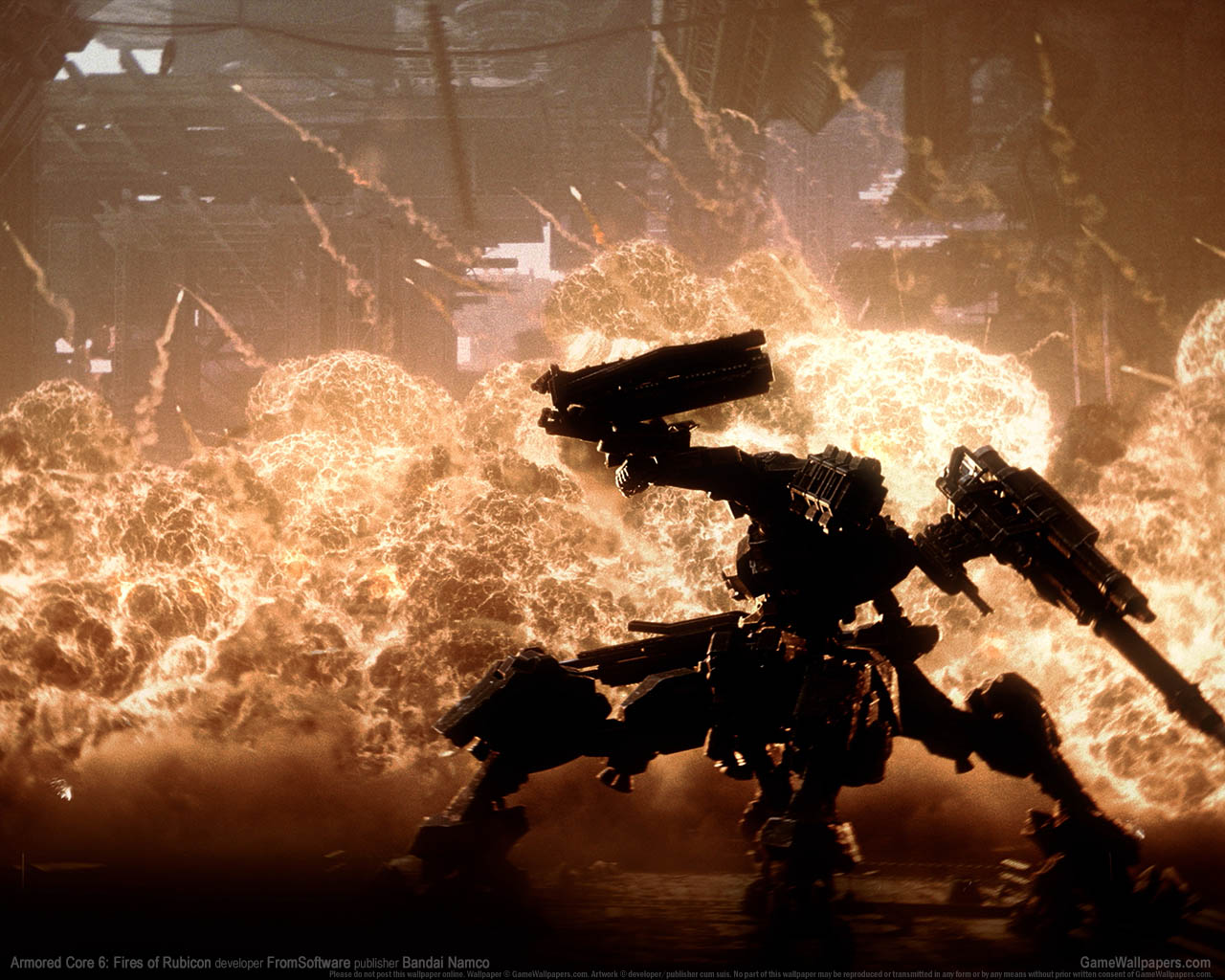 Armored Core 6: Fires of Rubicon achtergrond 01 1280x1024