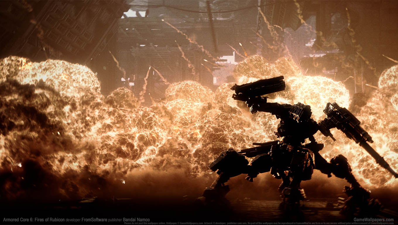 Armored Core 6: Fires of Rubicon achtergrond 01 1360x768
