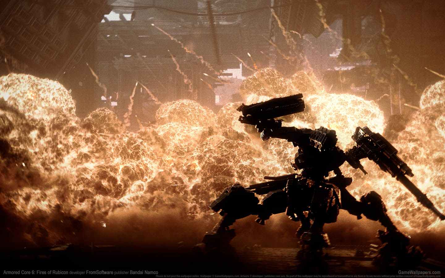 Armored Core 6: Fires of Rubicon achtergrond 01 1440x900
