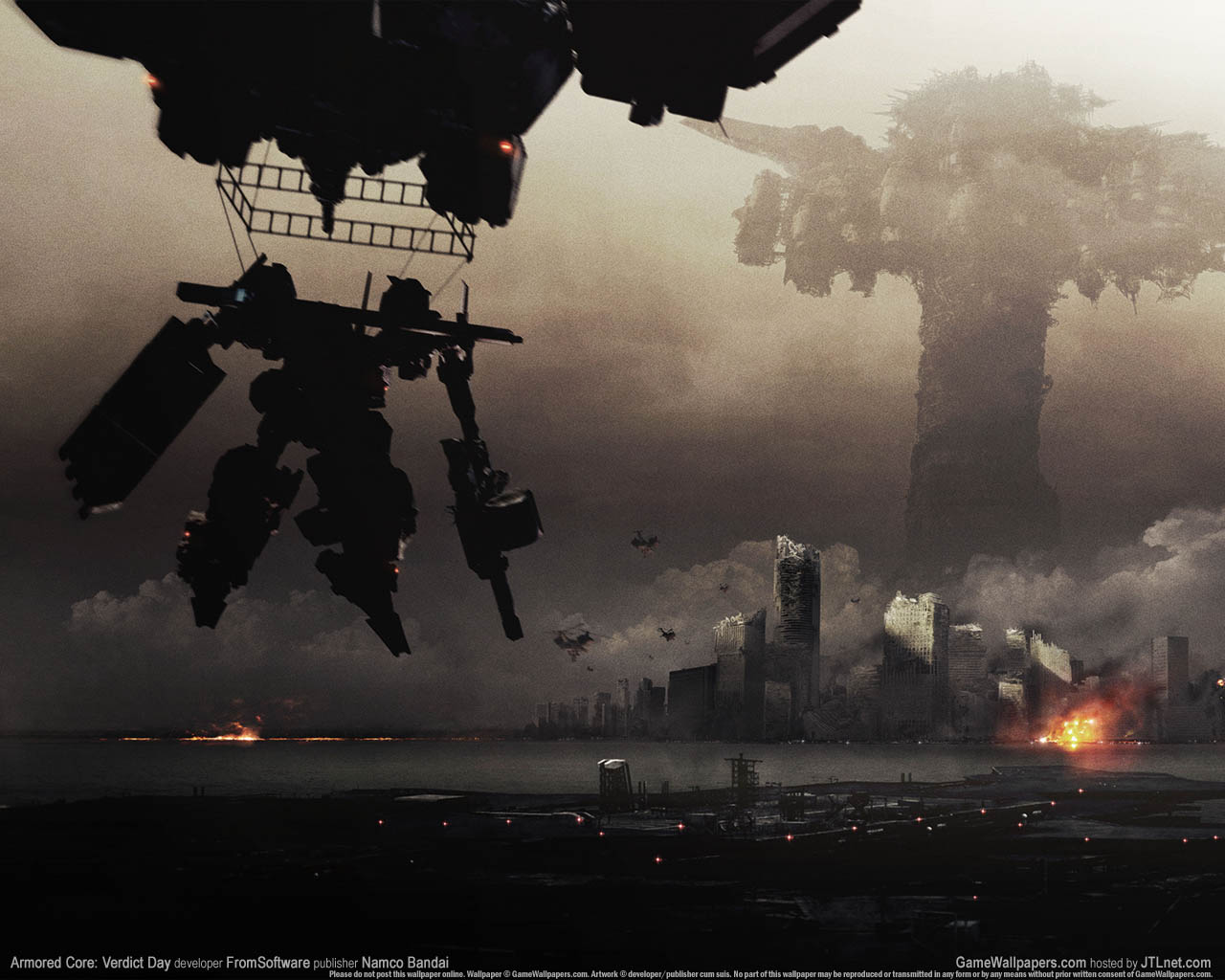 Armored Core%3A Verdict Day achtergrond 01 1280x1024