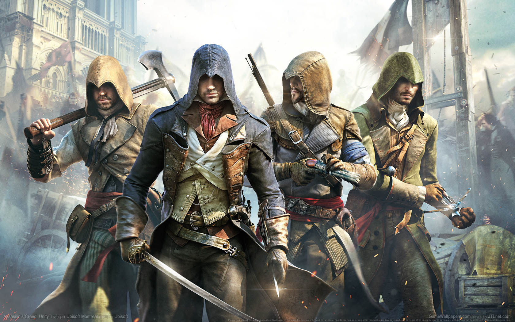 Assassin's Creed: Unity fond d'cran 02 1680x1050