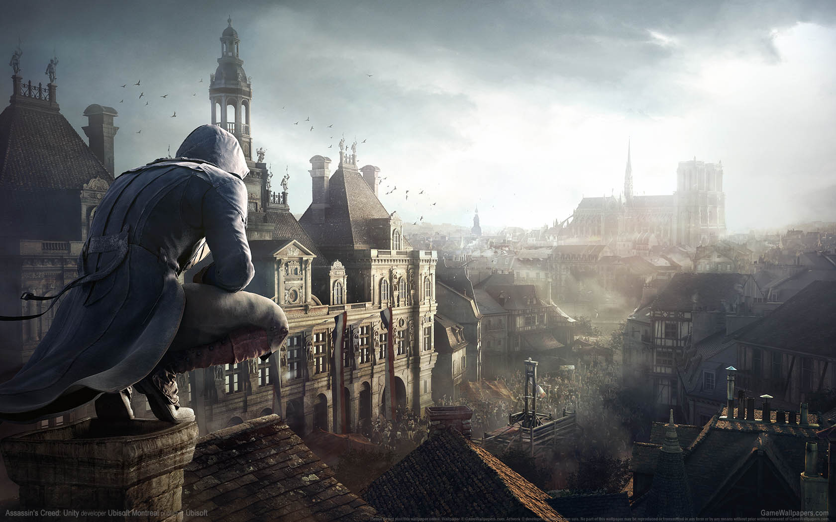Assassin's Creed: Unity achtergrond 13 1680x1050