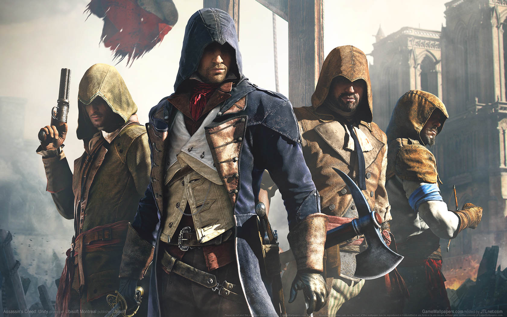 Assassin's Creed: Unity achtergrond 15 1680x1050