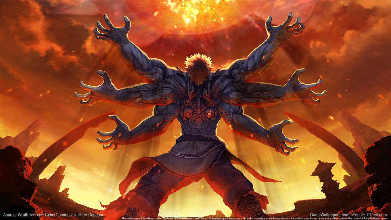 Asura's Wrath achtergrond 02 1360x768