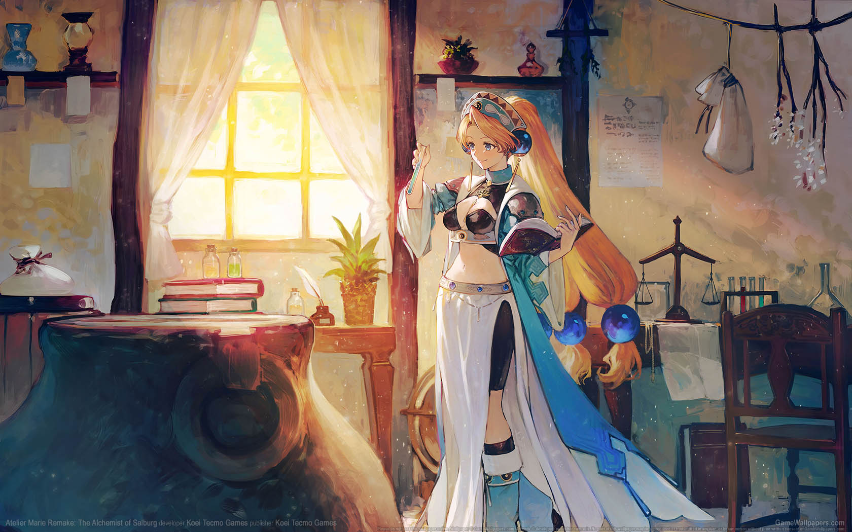 Atelier Marie Remake: The Alchemist of Salburg wallpaper 01 1680x1050