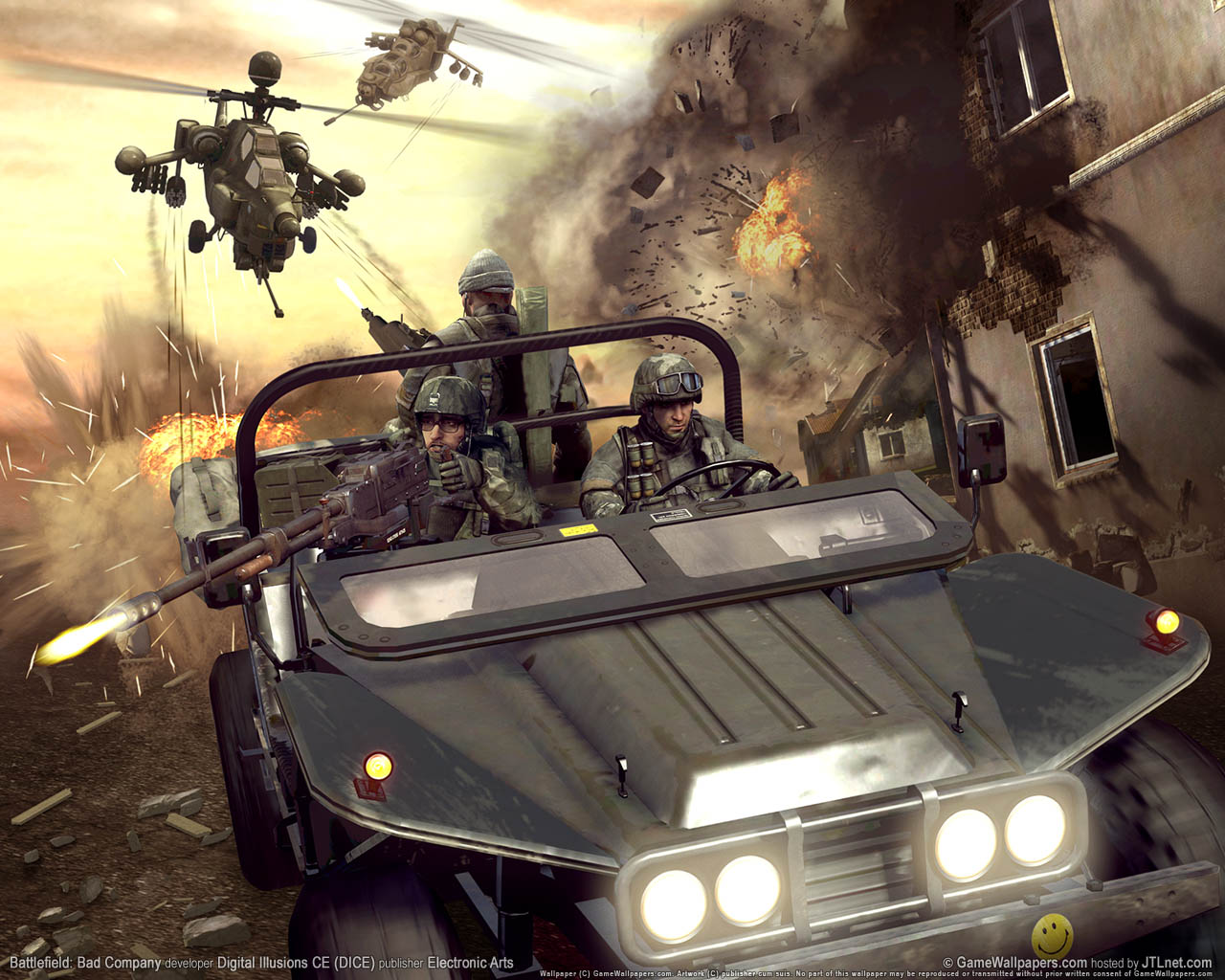 Battlefield: Bad Company fond d'cran 01 1280x1024