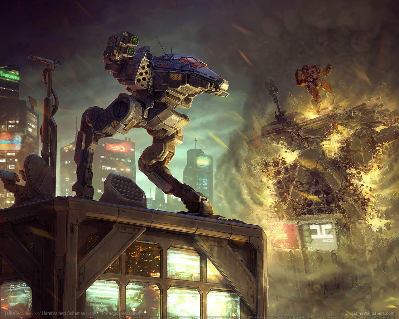 BattleTechνmmer=02 wallpaper  1280x1024