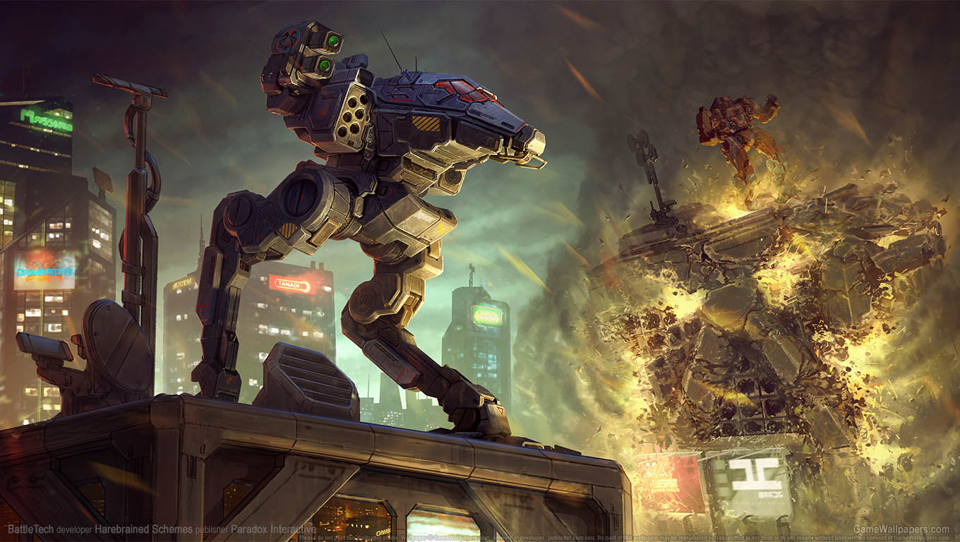 BattleTech wallpaper 02 1360x768