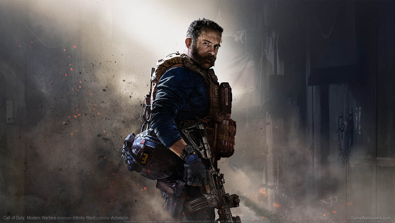 Call of Duty: Modern Warfare achtergrond 01 1360x768