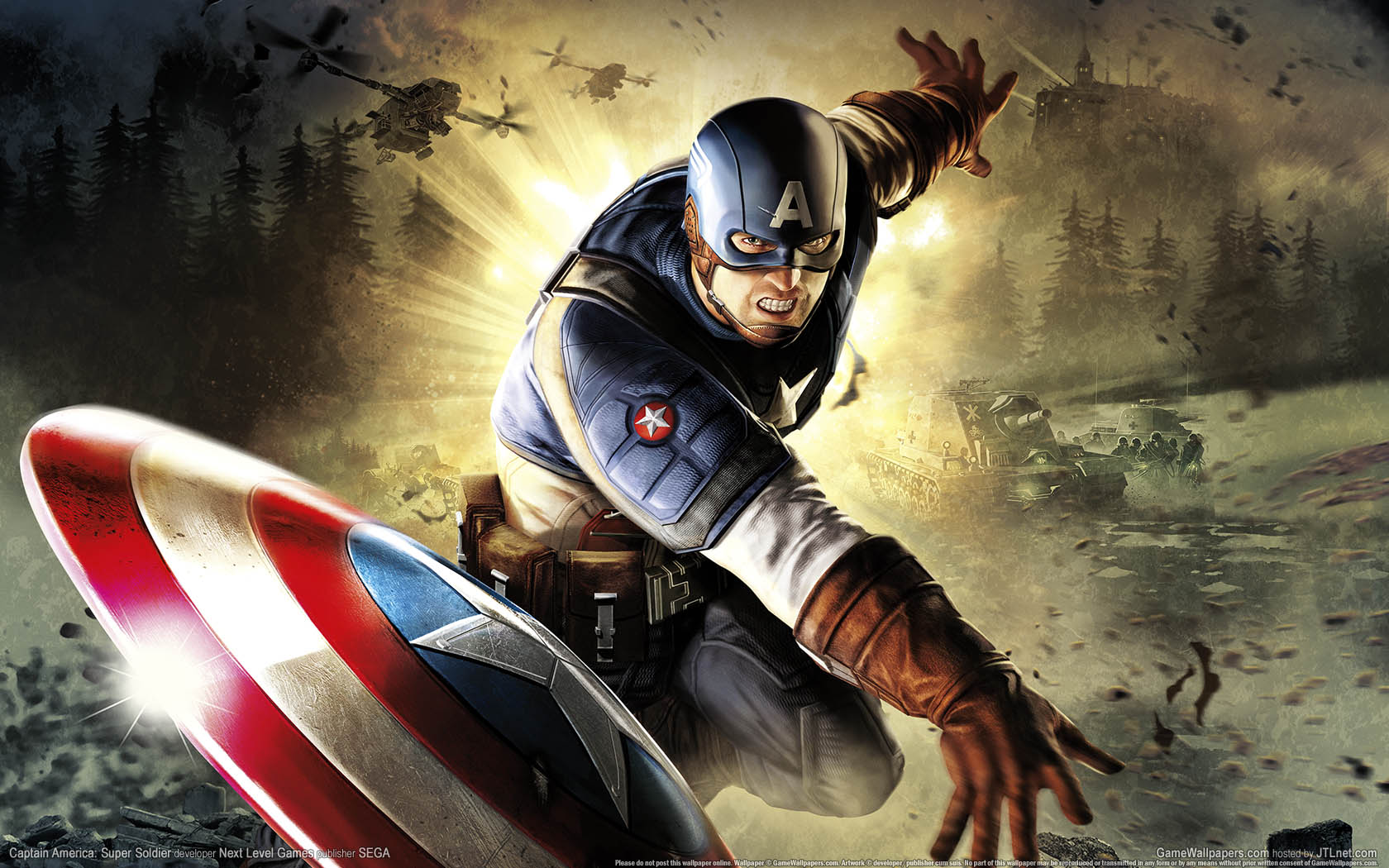 Captain America: Super Soldier Hintergrundbild 01 1680x1050